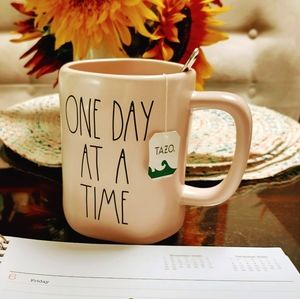 Rae dunn mug ONE DAY AT TIME